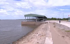 Cảng cá xuất hiện nhiều chỗ hư hỏng dù chưa sử dụng