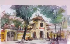 Lan tỏa tình yêu Hà Nội từ những bức ký họa đường phố