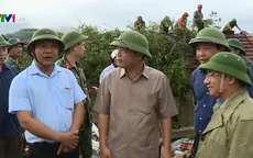 Bộ trưởng Nguyễn Xuân Cường kiểm tra công tác khắc phục hậu quả bão số 4 tại Hà Tĩnh