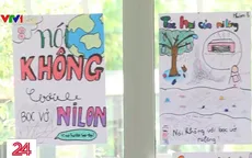Nhiều trường học hưởng ứng phong trào không rác thải nhựa