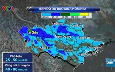 Mưa sẽ tiếp diễn trên diện rộng ở Bắc Bộ trong hôm nay (5/8)