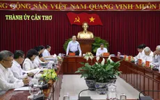 Đoàn kiểm tra của Bộ Chính trị làm việc với Thành ủy Cần Thơ
