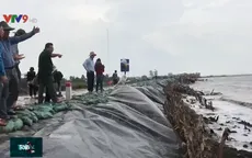Tổng cục Phòng chống thiên tai khảo sát sạt lở ở Cà Mau