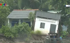 Sạt lở diễn biến phức tạp tại Long An, nhiều diện tích đất có nguy cơ bị xóa sổ