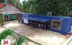 Thư viện container với hàng ngàn đầu sách cho thiếu nhi