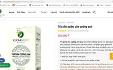 Cẩn trọng với thông tin quảng cáo thực phẩm bảo vệ sức khỏe Trà Slim Cường Anh trên một số website