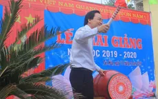 Khai giảng muộn ở rốn lũ Quảng Bình