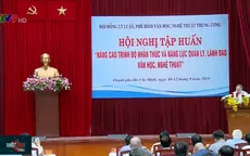 Tổ chức hội nghị tập huấn nâng cao vị trí của văn hóa trong xã hội hiện đại