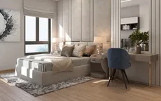 Căn hộ 2 phòng ngủ sử dụng đồ nội thất sang trọng