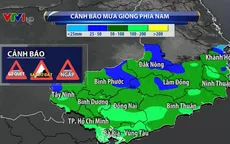 Các tỉnh phía Nam tiếp tục có mưa lớn diện rộng