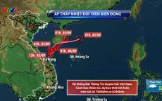 Áp thấp nhiệt đới trên Biển Đông khả năng mạnh lên thành bão