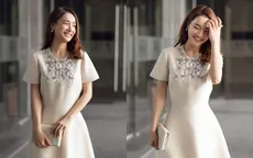 Nhã Phương xuất hiện xinh đẹp chấm thi "Nhà biên kịch tài năng"
