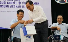 Trao tặng 220 xe lăn cho người khuyết tật tỉnh Bắc Ninh năm 2019