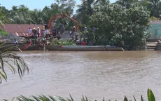 Va chạm giao thông đường thủy, một người mất tích tại Vĩnh Long