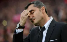 HLV Ernesto Valverde đứng trước nguy cơ bị sa thải