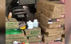 Một lượng lớn nguyên liệu pha trà sữa không rõ nguồn gốc bị tạm giữ