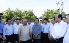 Thủ tướng Nguyễn Xuân Phúc kiểm tra tuyến cao tốc Trung Lương - Mỹ Thuận
