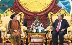 Chủ tịch Quốc hội Nguyễn Thị Kim Ngân hội kiến Tổng Bí thư, Chủ tịch nước Lào