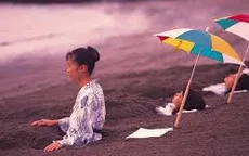 Tắm cát núi lửa phục hồi sức khỏe