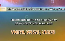 Vietnam Airlines điều chỉnh lịch bay do bão Mitag