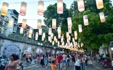 Phố Bích họa Phùng Hưng lung linh đèn lồng đón Trung thu