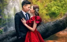 Ảnh cưới long lanh từ Nam ra Bắc của cô dâu Nam Định đeo vàng trĩu cổ, ở lâu đài 7 tầng