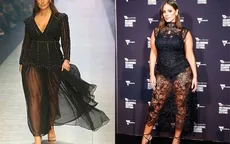 Siêu mẫu Ashley Graham nóng bỏng với váy xuyên thấu