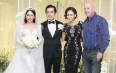 Chồng Thu Minh tháp tùng vợ dự đám cưới nhạc sĩ Dương Khắc Linh