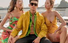 Trọng Hiếu khoe sáu múi bên dàn mẫu nóng bỏng