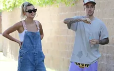Justin Bieber và vợ dạo phố cuối tuần