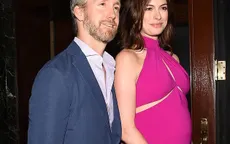 Anne Hathaway xinh đẹp bế bụng bầu đi xem kịch