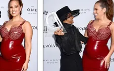 Ashley Graham bế bụng bầu dự sự kiện
