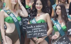 Hoàng Hạnh diện bikini khoe dáng tại Hoa hậu Trái đất 2019