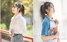 Cô gái bỗng “nổi như cồn” với bức ảnh mặc đồng phục ĐH Bách khoa