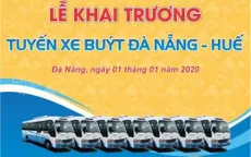 Bắt đầu vận hành tuyến bus Đà Nẵng - Huế với giá 70.000 đồng/lượt