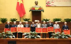 Chủ tịch Quốc hội Nguyễn Thị Kim Ngân gặp mặt nguyên lãnh đạo Quốc hội