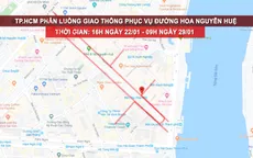 TP.HCM điều chỉnh giao thông phục vụ đường hoa Nguyễn Huệ