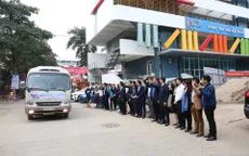 Những chuyến xe miễn phí đưa sinh viên về quê đón Tết