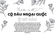 Nước mắt cô dâu ngoại quốc ở xứ Hàn