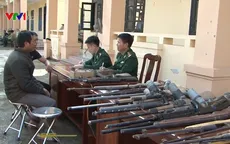 Thu hồi nhiều loại vũ khí ở khu vực biên giới