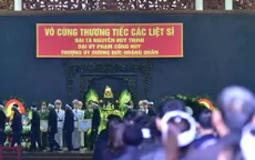Lễ tang 3 chiến sỹ hy sinh tại Đồng Tâm