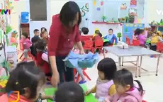 Giáo viên mầm non lặng thầm cống hiến