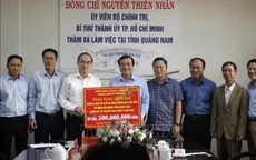 Đồng chí Nguyễn Thiện Nhân thăm và tặng quà Tết tại Quảng Nam
