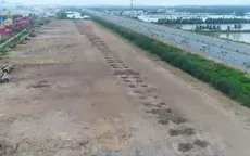 Bãi gỗ trái phép đã được di dời