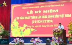 Kỷ niệm 90 năm ngày thành lập Đảng tại Long An