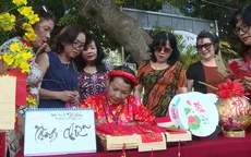 Hương xuân từ góc thư pháp nhỏ