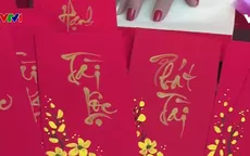 Hương xuân từ góc thư pháp nhỏ