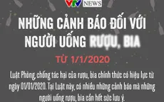 [INFOGRAPHIC] Những cảnh báo đối với người uống rượu, bia