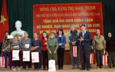 Phó Chủ tịch nước Đặng Thị Ngọc Thịnh thăm, tặng quà đối tượng chính sách tại Bắc Giang