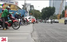 Hà Nội ùn tắc cuối năm vì nhiều tuyến đường đang cải tạo